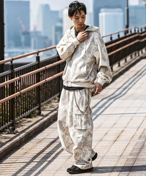 25SS【Labordi / ラボード】ツリーカモ柄 リアルツリー オーバーサイズ ミリタリーワイドカーゴパンツ