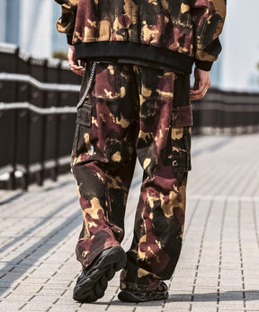 25SS【Labordi / ラボード】ツリーカモ柄 リアルツリー オーバーサイズ ミリタリーワイドカーゴパンツ