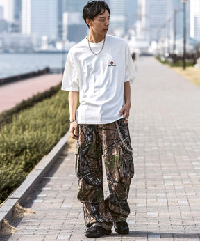 25SS【Labordi / ラボード】ツリーカモ柄 リアルツリー オーバーサイズ ミリタリーワイドカーゴパンツ