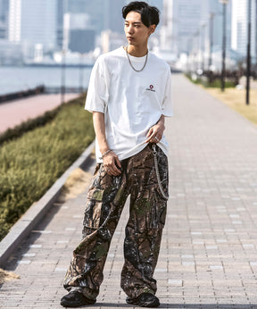 25SS【Labordi / ラボード】ツリーカモ柄 リアルツリー オーバーサイズ ミリタリーワイドカーゴパンツ