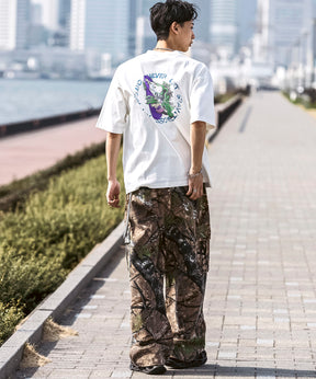 25SS【Labordi / ラボード】ツリーカモ柄 リアルツリー オーバーサイズ ミリタリーワイドカーゴパンツ