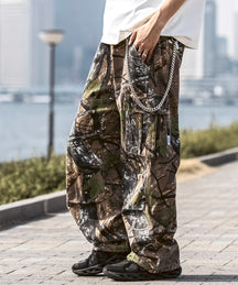 25SS【Labordi / ラボード】ツリーカモ柄 リアルツリー オーバーサイズ ミリタリーワイドカーゴパンツ