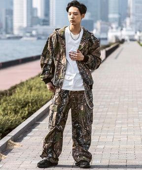 25SS【Labordi / ラボード】ツリーカモ柄 リアルツリー オーバーサイズ ミリタリーワイドカーゴパンツ