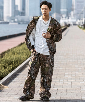 25SS【Labordi / ラボード】ツリーカモ柄 リアルツリー オーバーサイズ ミリタリーワイドカーゴパンツ