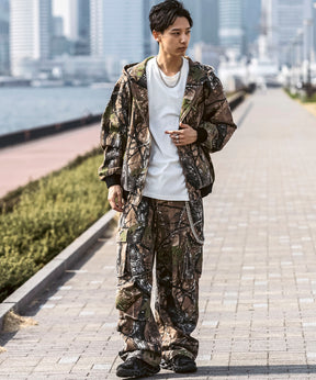 25SS【Labordi / ラボード】ツリーカモ柄 リアルツリー オーバーサイズ ミリタリーワイドカーゴパンツ