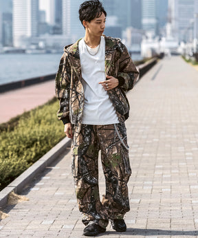 25SS【Labordi / ラボード】ツリーカモ柄 リアルツリー オーバーサイズ ミリタリーワイドカーゴパンツ