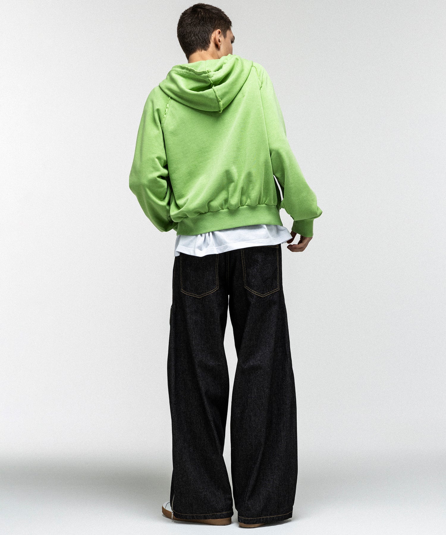 "ILL'S" LOGO Embroidery FULL ZIP HOODIE / "ILL'S" LOGO刺繍フルジップフーディー