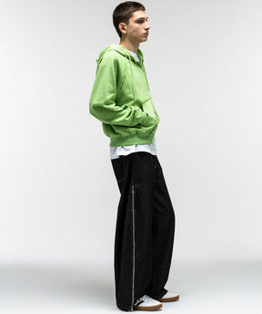 "ILL'S" LOGO Embroidery FULL ZIP HOODIE / "ILL'S" LOGO刺繍フルジップフーディー