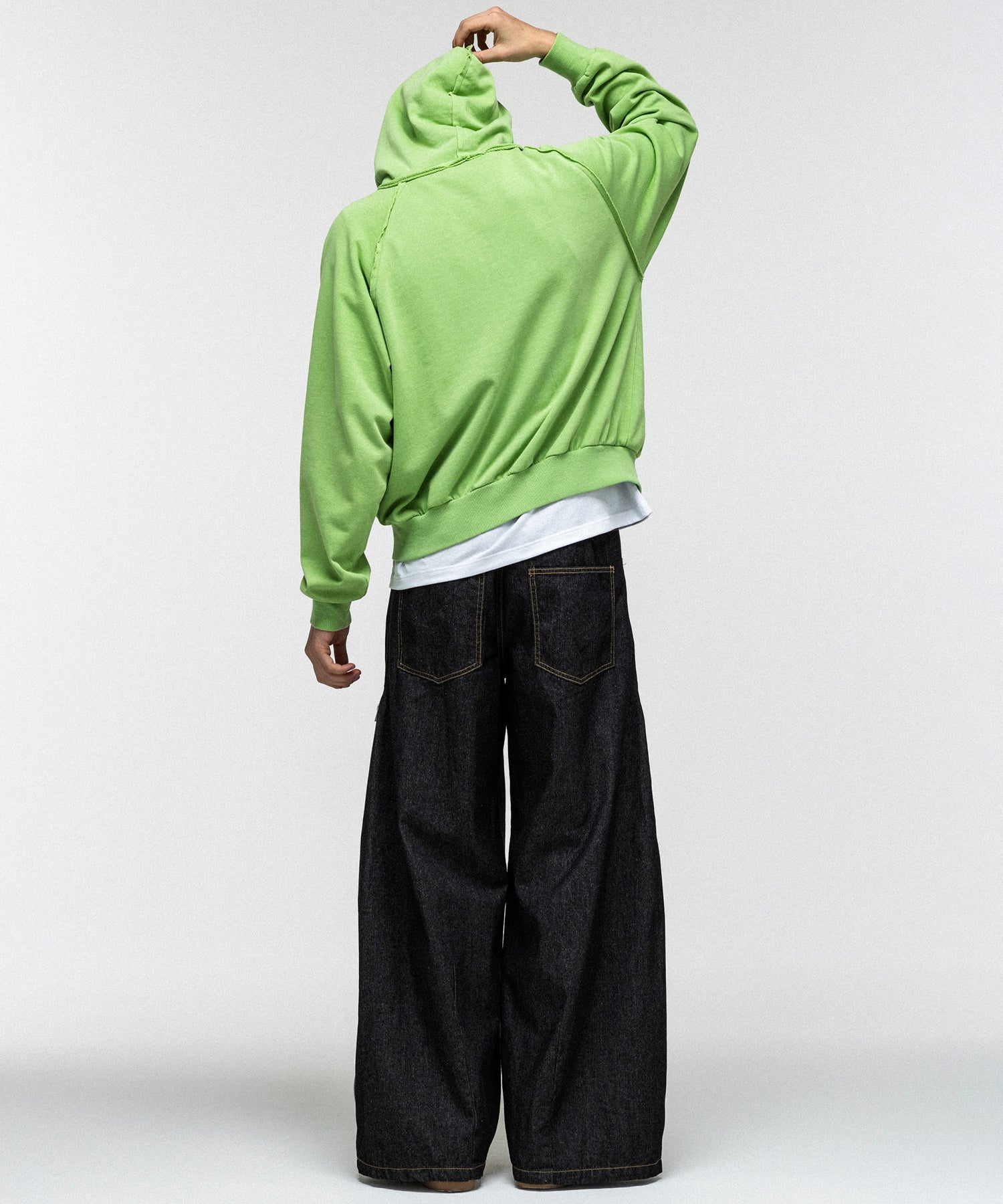 "ILL'S" LOGO Embroidery FULL ZIP HOODIE / "ILL'S" LOGO刺繍フルジップフーディー