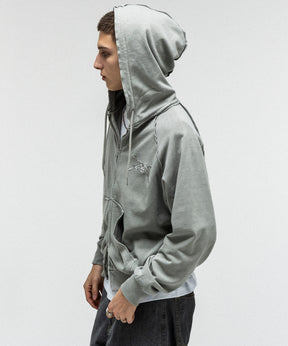 "ILL'S" LOGO Embroidery FULL ZIP HOODIE / "ILL'S" LOGO刺繍フルジップフーディー