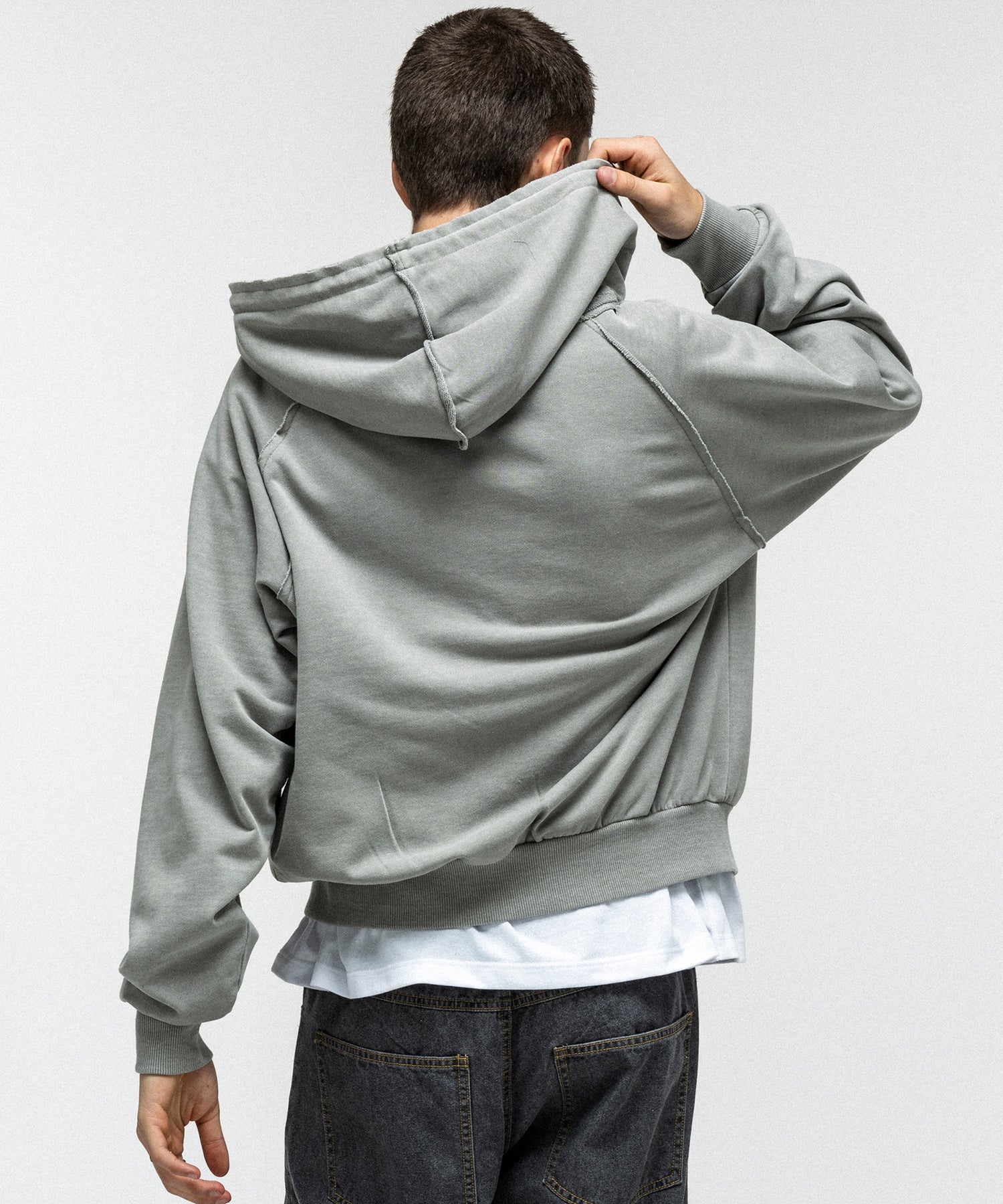 "ILL'S" LOGO Embroidery FULL ZIP HOODIE / "ILL'S" LOGO刺繍フルジップフーディー