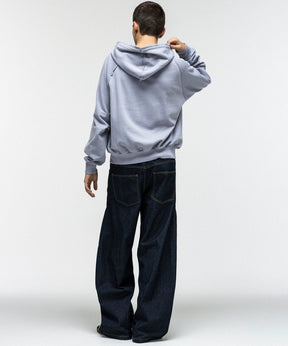 "ILL'S" LOGO Embroidery FULL ZIP HOODIE / "ILL'S" LOGO刺繍フルジップフーディー