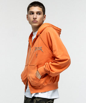 "ILL'S" LOGO Embroidery FULL ZIP HOODIE / "ILL'S" LOGO刺繍フルジップフーディー