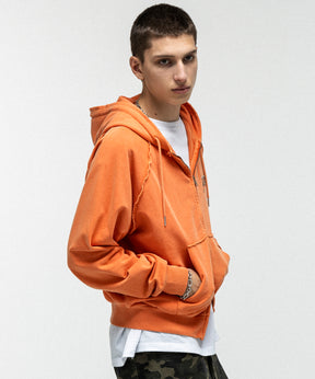 "ILL'S" LOGO Embroidery FULL ZIP HOODIE / "ILL'S" LOGO刺繍フルジップフーディー