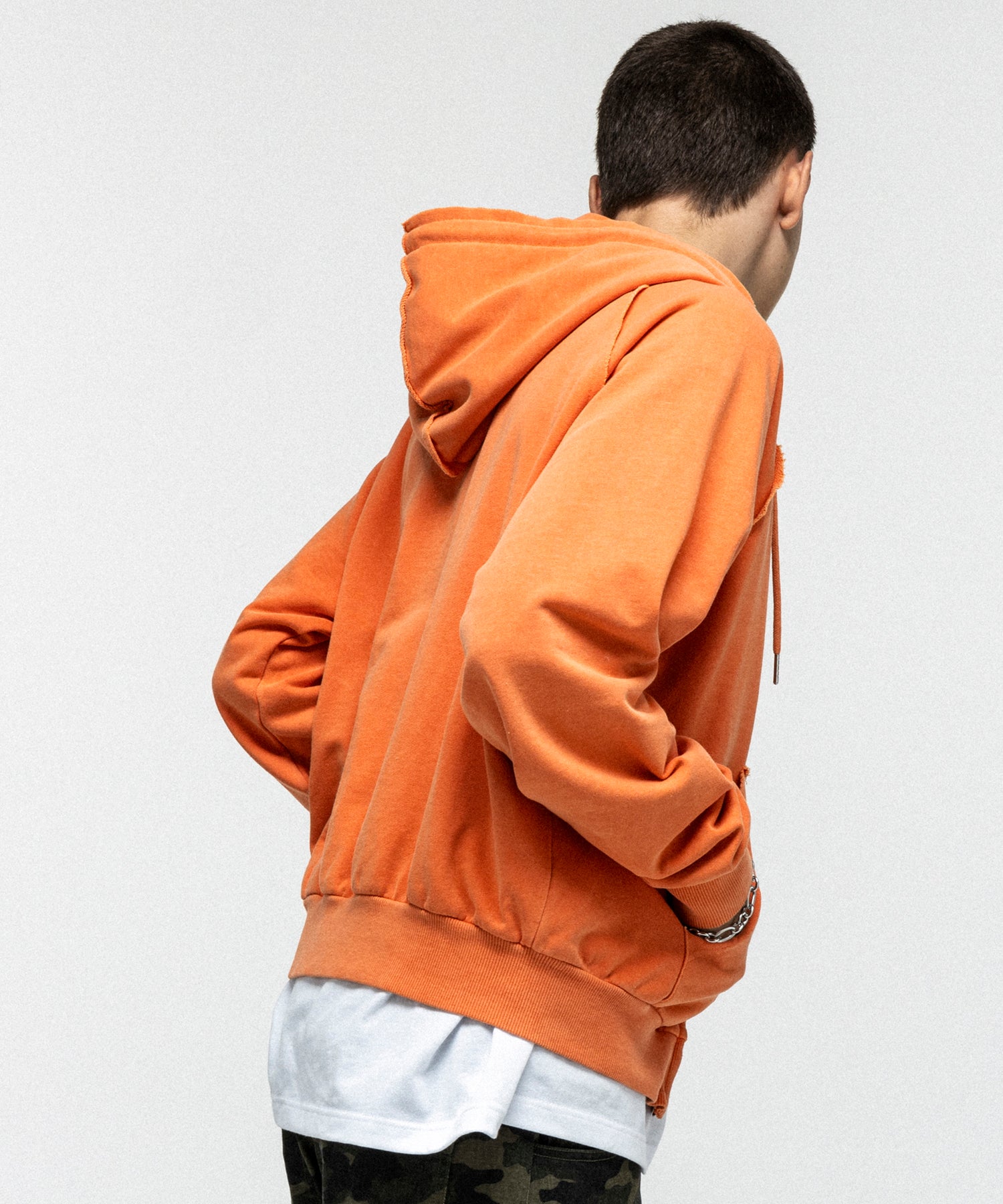 "ILL'S" LOGO Embroidery FULL ZIP HOODIE / "ILL'S" LOGO刺繍フルジップフーディー