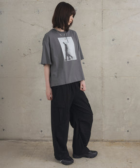 Neck Stitch Photo Graphic T-Shirt / ネックステッチ 写真グラフィックTシャツ