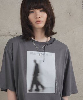 Neck Stitch Photo Graphic T-Shirt / ネックステッチ 写真グラフィックTシャツ