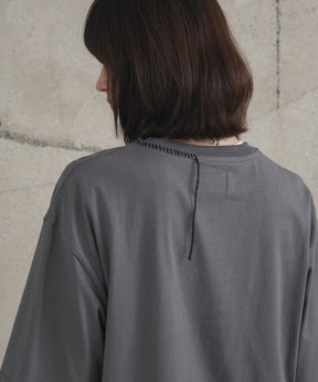 Neck Stitch Photo Graphic T-Shirt / ネックステッチ 写真グラフィックTシャツ
