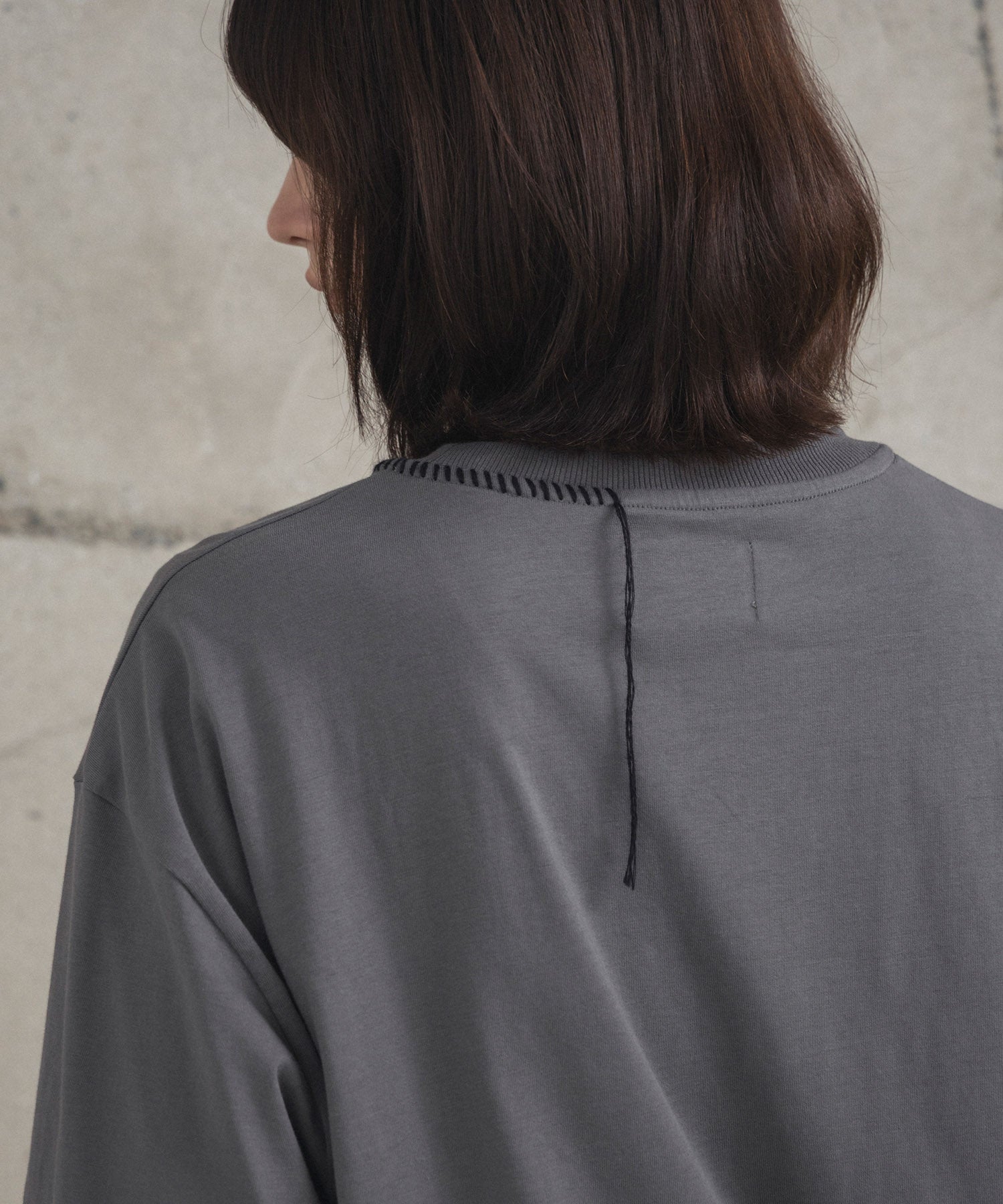 Neck Stitch Photo Graphic T-Shirt / ネックステッチ 写真グラフィックTシャツ