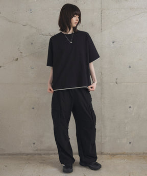 Neck Detail Plain T-Shirt / ネックディテール Tシャツ