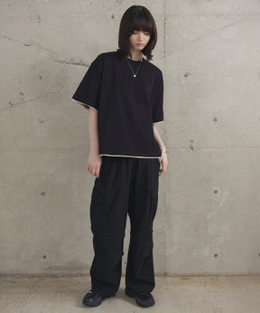 Neck Detail Plain T-Shirt / ネックディテール Tシャツ