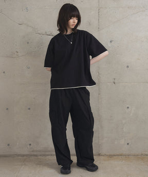 Neck Detail Plain T-Shirt / ネックディテール Tシャツ