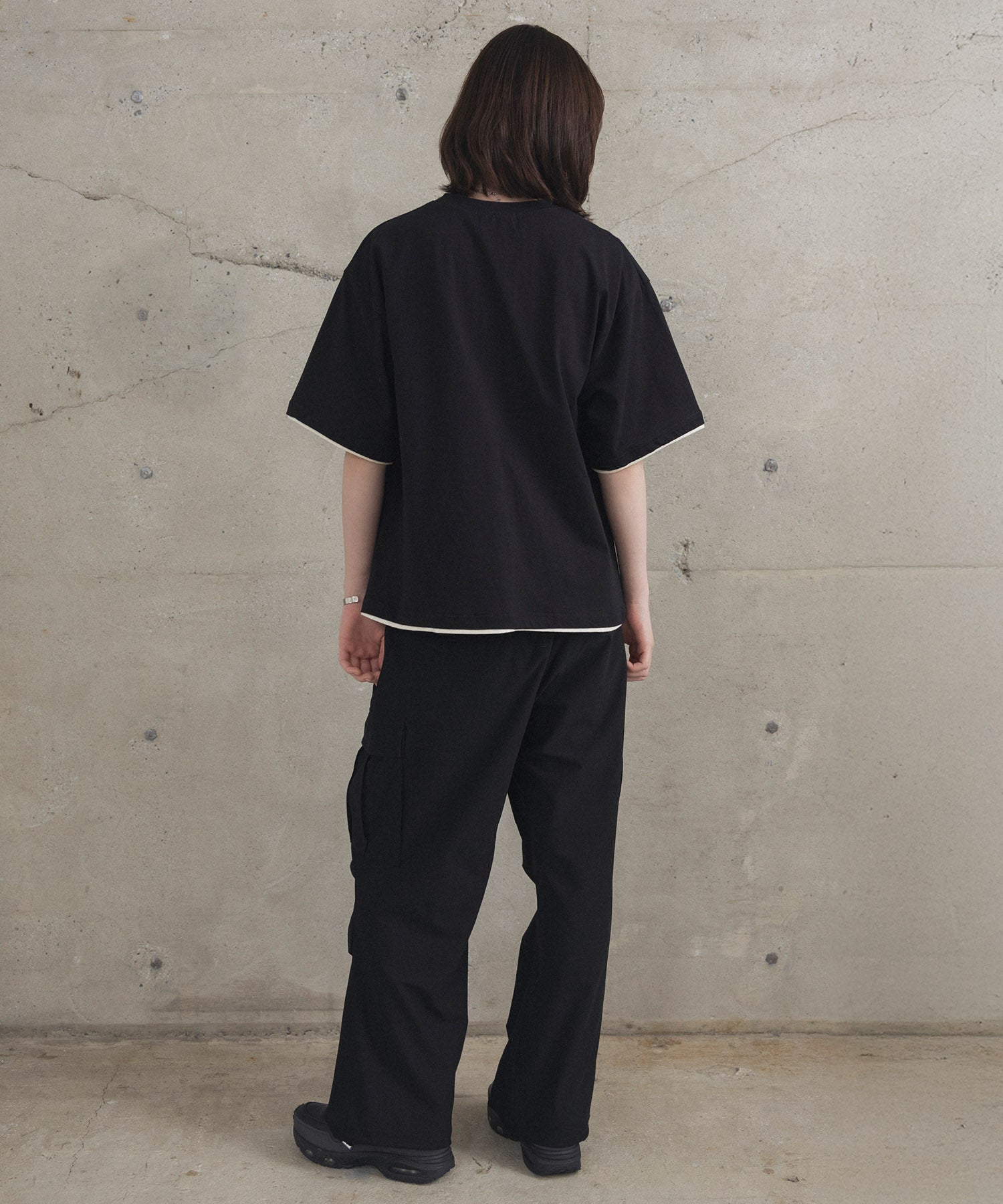 Neck Detail Plain T-Shirt / ネックディテール Tシャツ