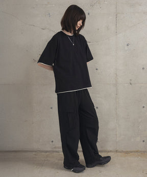 Neck Detail Plain T-Shirt / ネックディテール Tシャツ