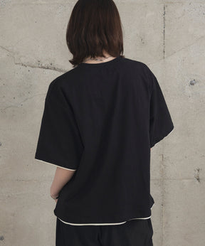 Neck Detail Plain T-Shirt / ネックディテール Tシャツ