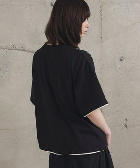 Neck Detail Plain T-Shirt / ネックディテール Tシャツ