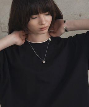 Neck Detail Plain T-Shirt / ネックディテール Tシャツ