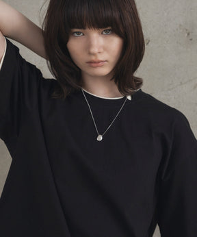 Neck Detail Plain T-Shirt / ネックディテール Tシャツ