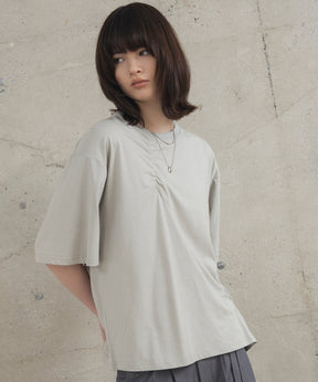 Tuck-Detail T-Shirt / タックディテールTシャツ