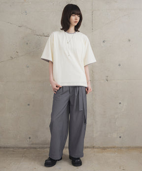 Neck Detail Plain T-Shirt / ネックディテール Tシャツ