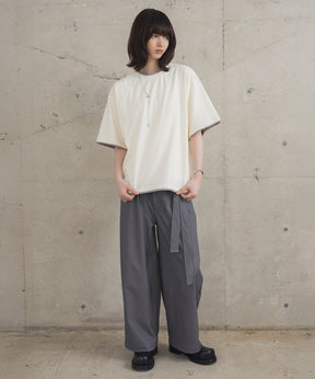 Neck Detail Plain T-Shirt / ネックディテール Tシャツ