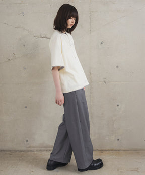 Neck Detail Plain T-Shirt / ネックディテール Tシャツ