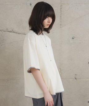 Neck Detail Plain T-Shirt / ネックディテール Tシャツ