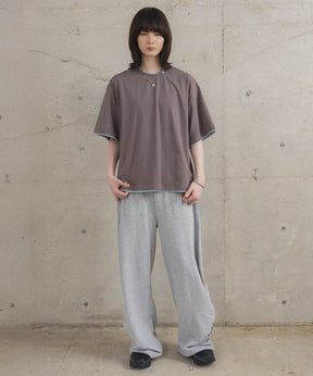 Neck Detail Plain T-Shirt / ネックディテール Tシャツ