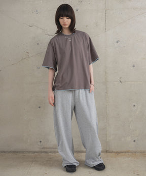 Neck Detail Plain T-Shirt / ネックディテール Tシャツ