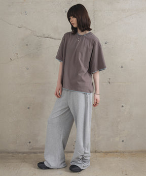 Neck Detail Plain T-Shirt / ネックディテール Tシャツ