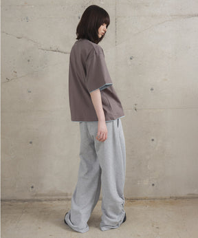 Neck Detail Plain T-Shirt / ネックディテール Tシャツ