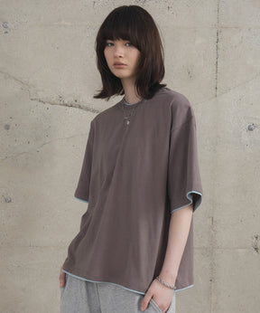 Neck Detail Plain T-Shirt / ネックディテール Tシャツ