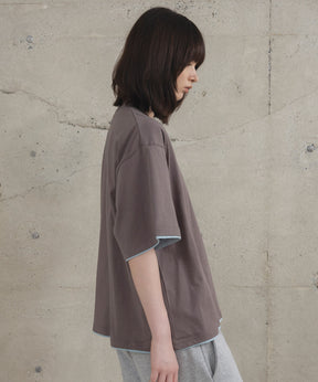 Neck Detail Plain T-Shirt / ネックディテール Tシャツ