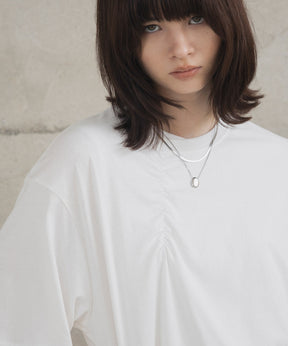 Tuck-Detail T-Shirt / タックディテールTシャツ