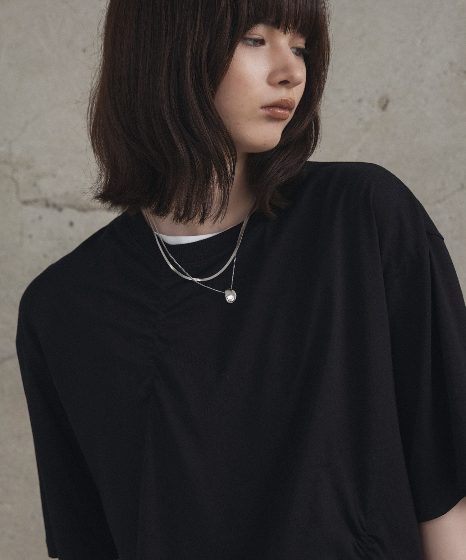 Tuck-Detail T-Shirt / タックディテールTシャツ