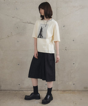 Neck Stitch Photo Graphic T-Shirt / ネックステッチ 写真グラフィックTシャツ