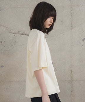 Neck Stitch Photo Graphic T-Shirt / ネックステッチ 写真グラフィックTシャツ