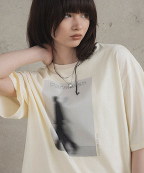 Neck Stitch Photo Graphic T-Shirt / ネックステッチ 写真グラフィックTシャツ