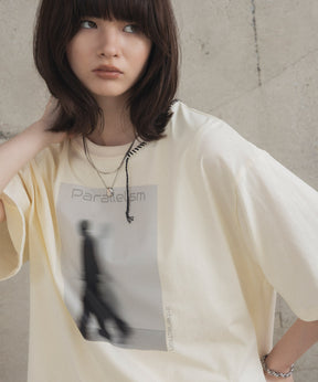 Neck Stitch Photo Graphic T-Shirt / ネックステッチ 写真グラフィックTシャツ