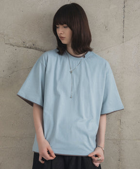 Neck Detail Plain T-Shirt / ネックディテール Tシャツ